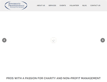 Tablet Screenshot of poweredbyprofessionals.com